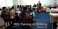 MIS Training in Shillong (February 2018)